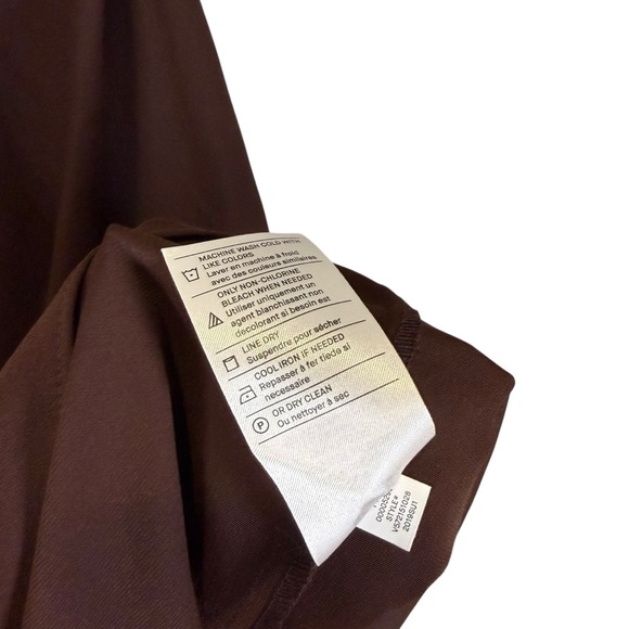 Vince Size S Walnut Brown Strappy Tank Midi Dress With Pockets - Picture 5 of 7